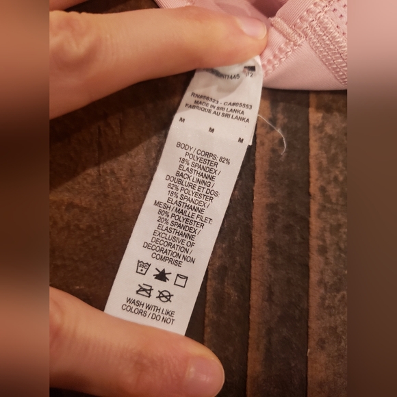 Nike Women`s Dri-FIT Swoosh High-Neck Keyhole Medium-Support Sports Bra Size M - Picture 5 of 6